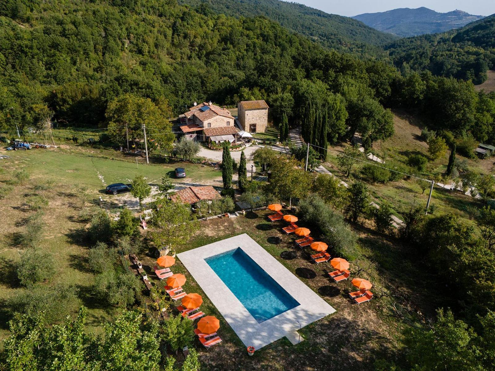 Agriturismo Santa Caterina Castelnuovo di Val di Cecina Eksteriør bilde